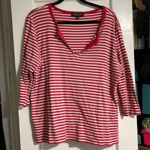 Jones New York Stripes Top